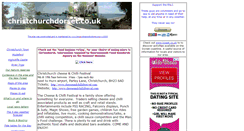 Desktop Screenshot of christchurchdorset.co.uk