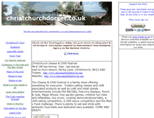 Tablet Screenshot of christchurchdorset.co.uk